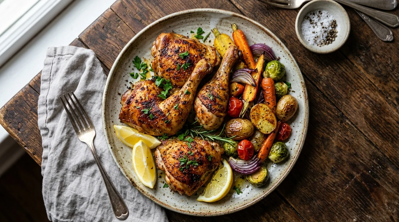 Crispy Baked Chicken Legs